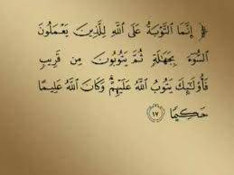 إنما التوبة على الله